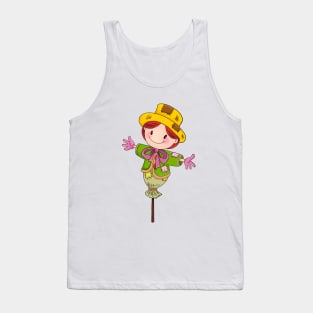 Cute Scarecrow Tank Top